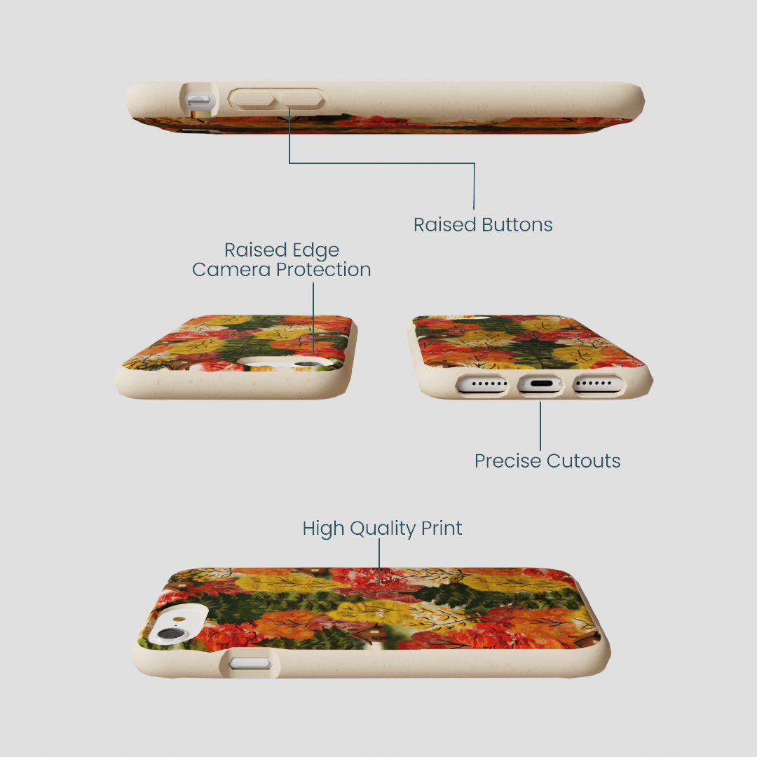 Seashell Cabins in the Woods iPhone 6/6s/7/8/SE Case