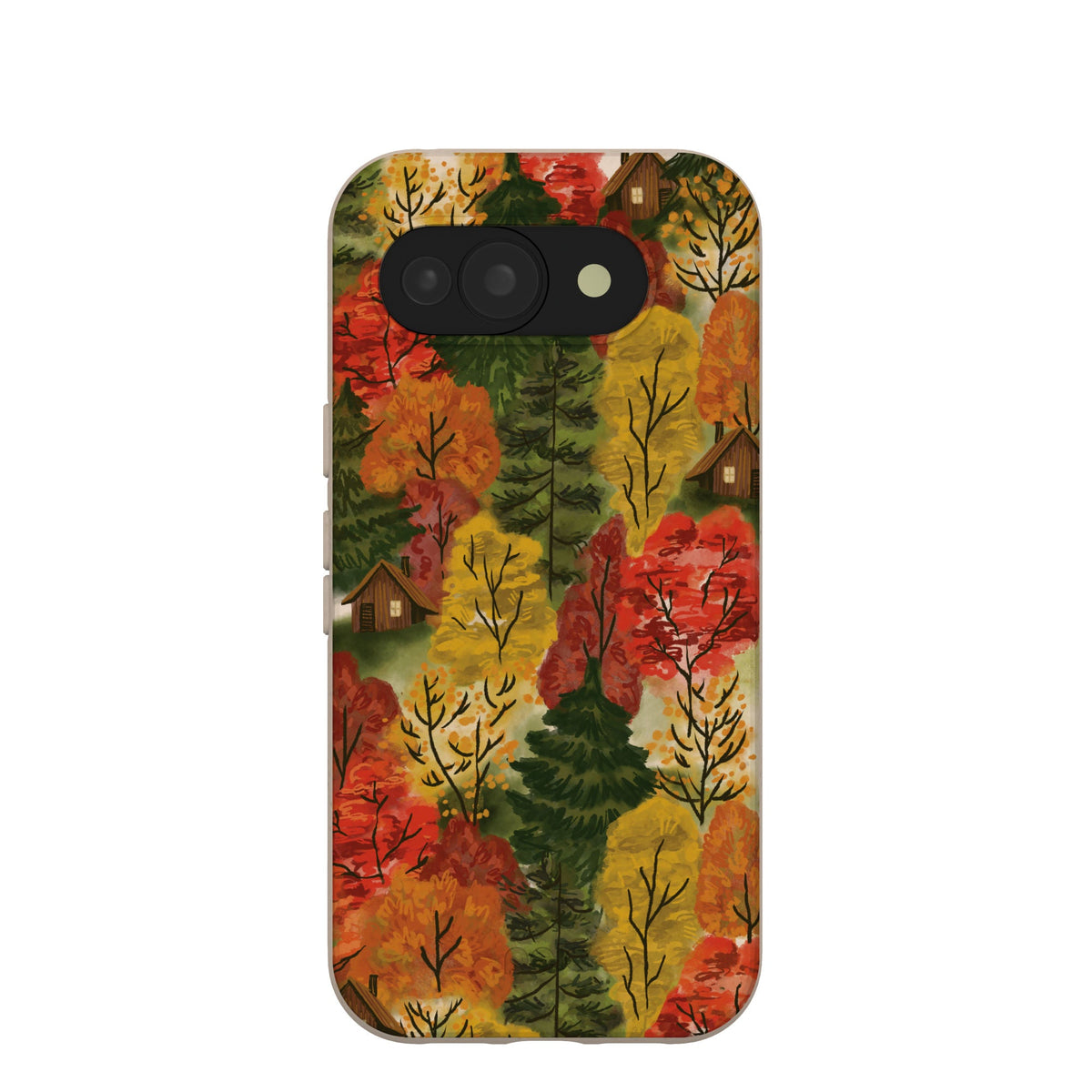 Seashell Cabins in the Woods Google Pixel 10a Case