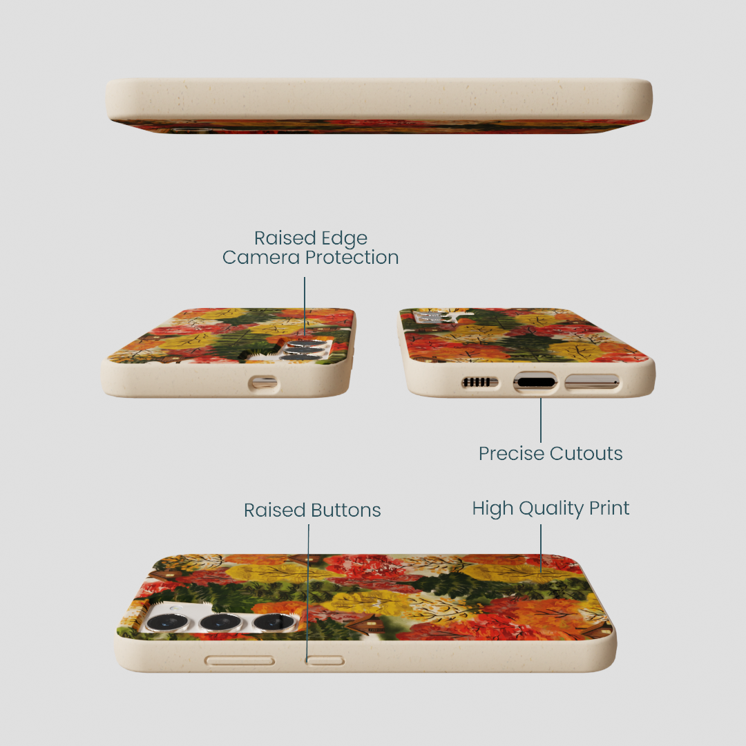 Seashell Cabins in the Woods Samsung Galaxy S24 Case