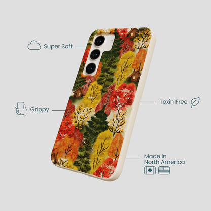 Seashell Cabins in the Woods Samsung Galaxy S24 Case