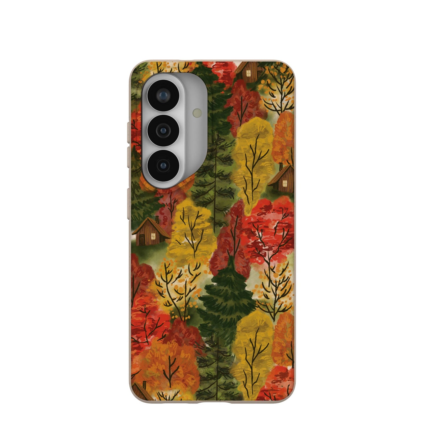 Seashell Cabins in the Woods Samsung Galaxy S26 Case