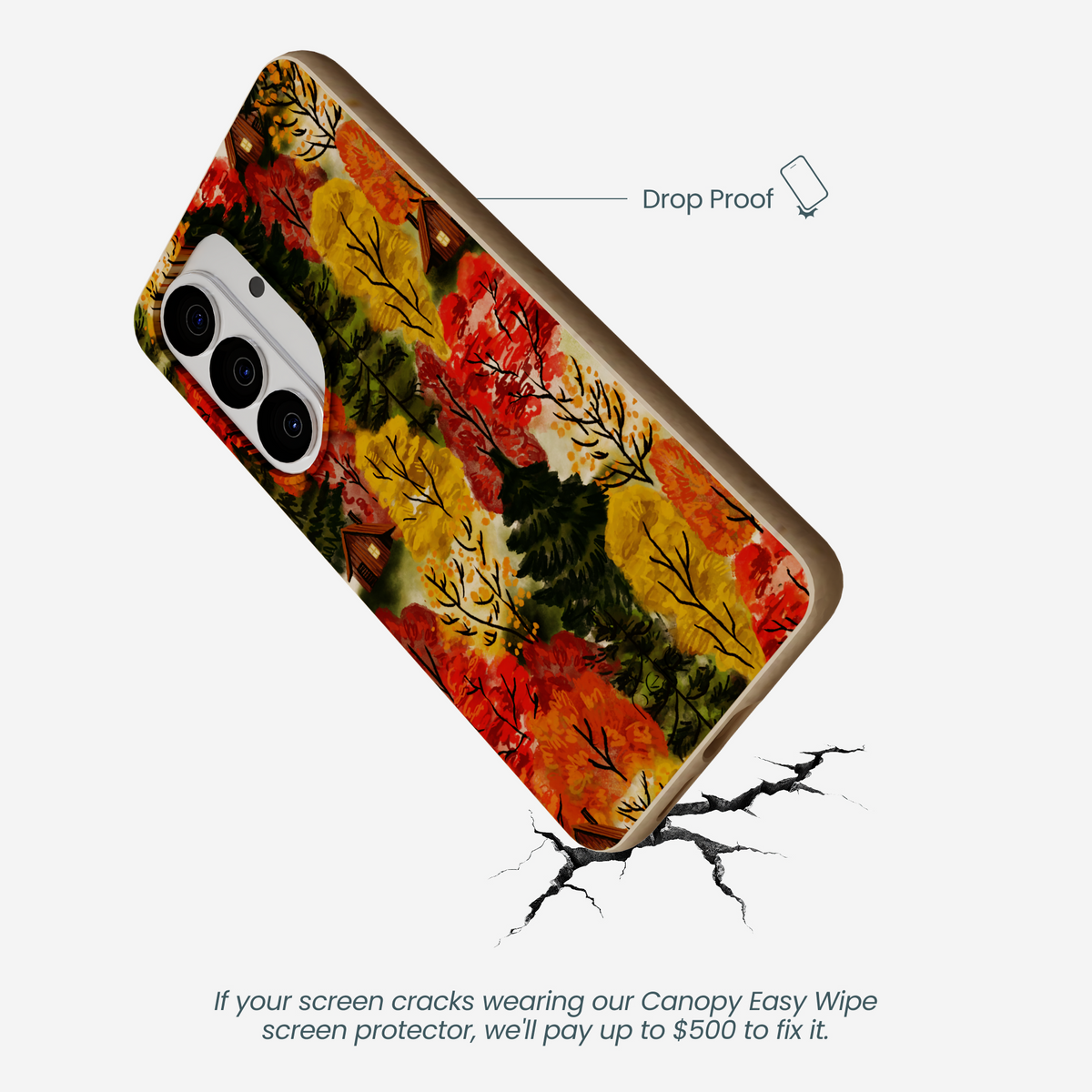 Seashell Cabins in the Woods Samsung Galaxy S26 Case