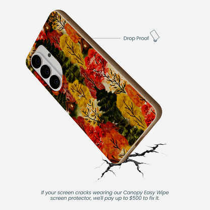 Seashell Cabins in the Woods Samsung Galaxy S26 Case