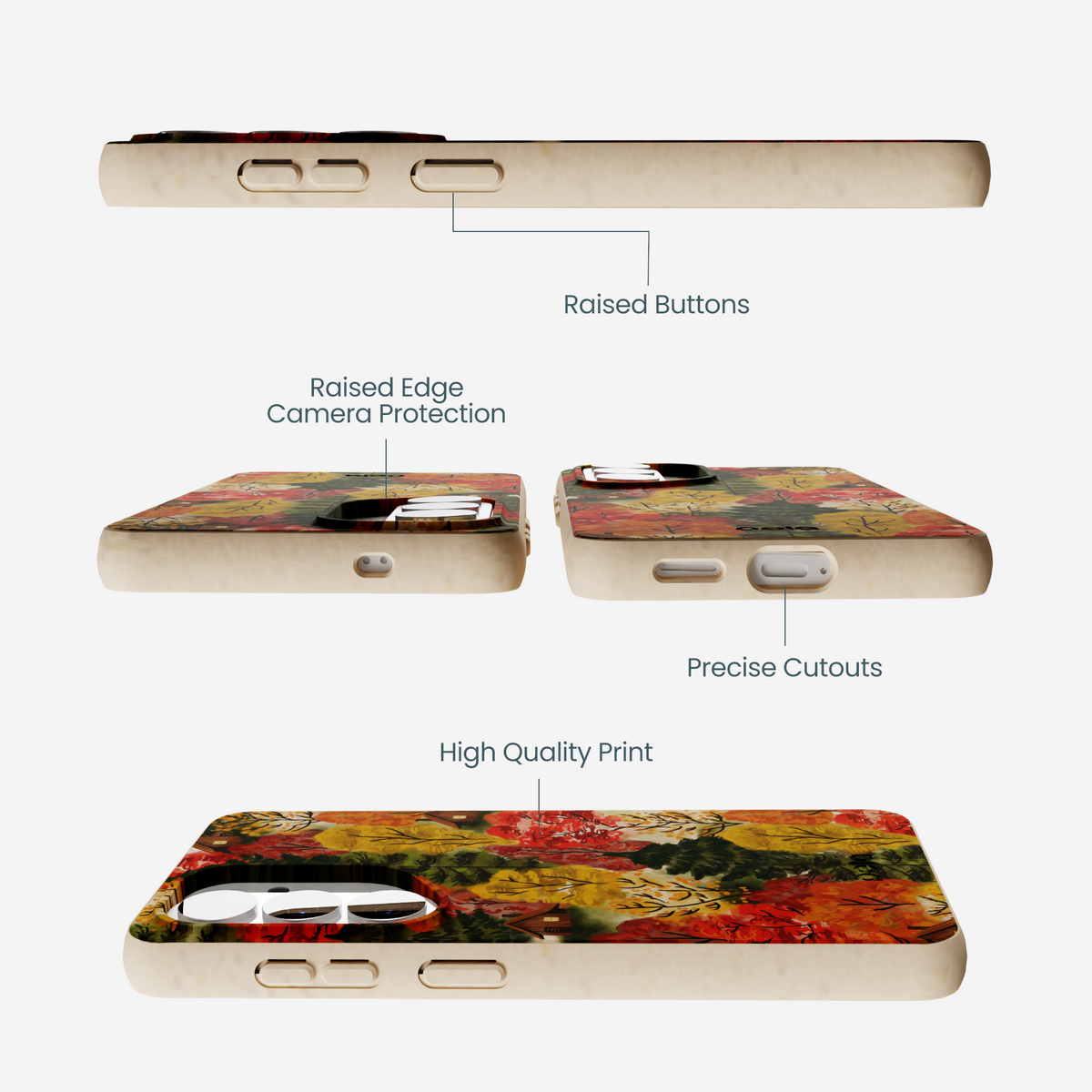 Seashell Cabins in the Woods Samsung Galaxy S26 Case