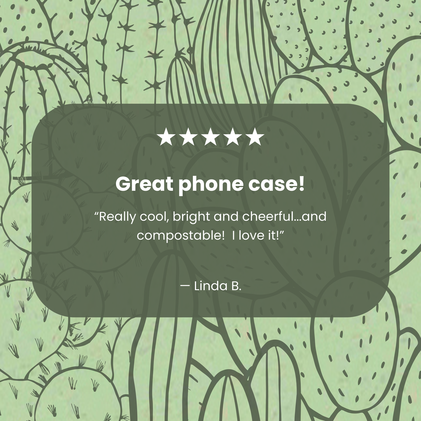 Sage Green Cacti iPhone 17 Case