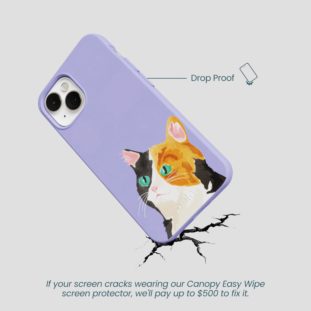 Lavender Calico iPhone 13 Case