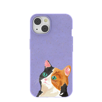 Lavender Calico iPhone 14 Case