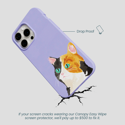 Lavender Calico iPhone 15 Pro Max Case