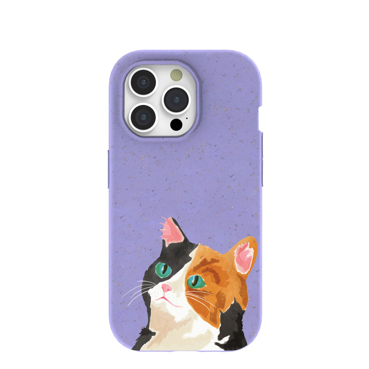 Lavender Calico iPhone 15 Pro Case
