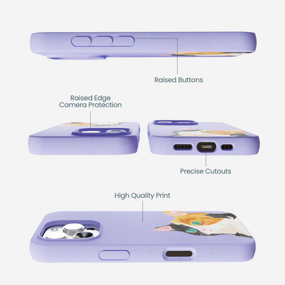 Lavender Calico iPhone 16 Pro Max Case