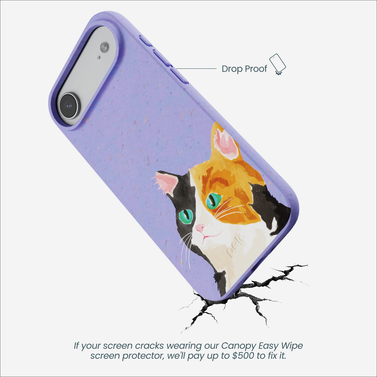 Lavender Calico iPhone Air Case