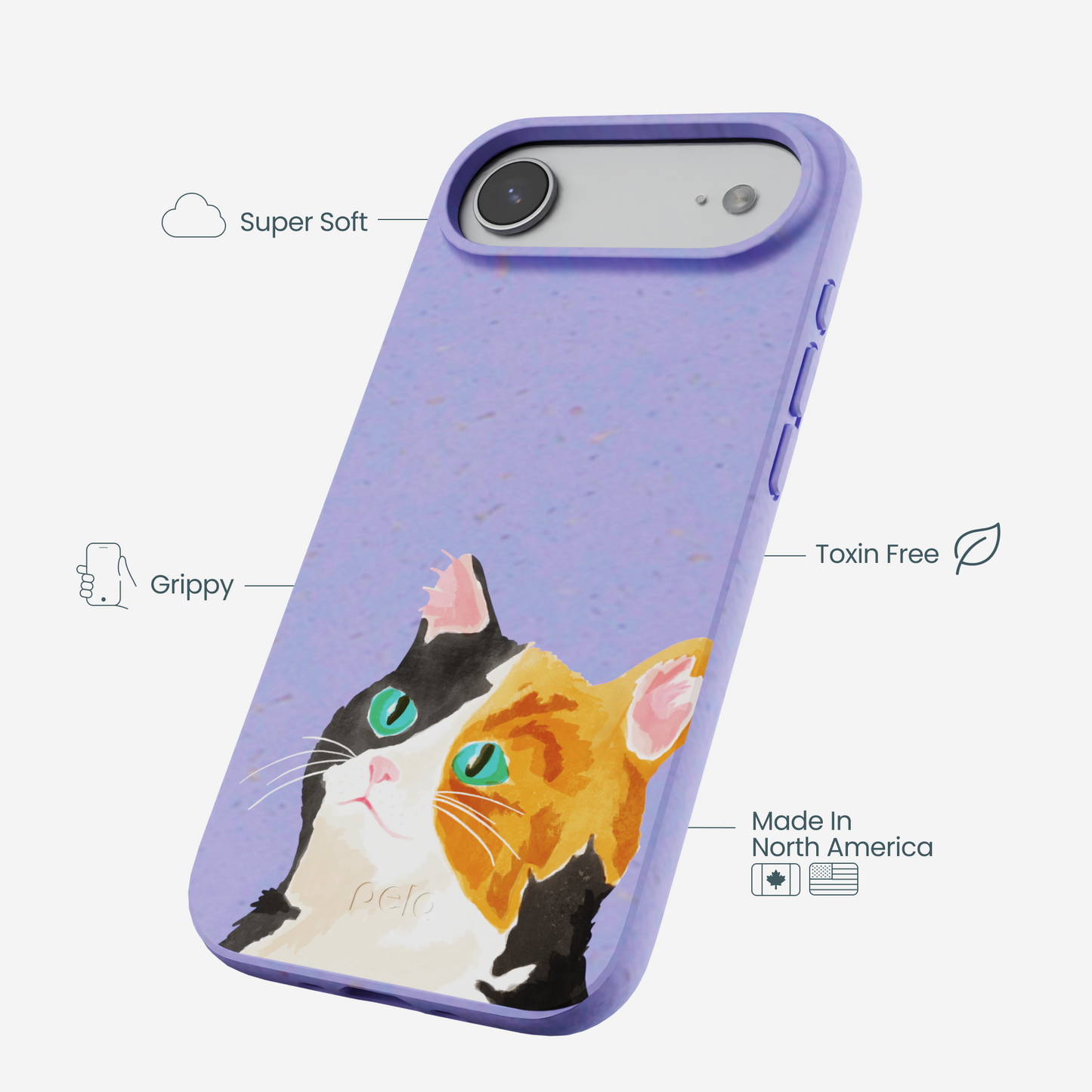 Lavender Calico iPhone Air Case