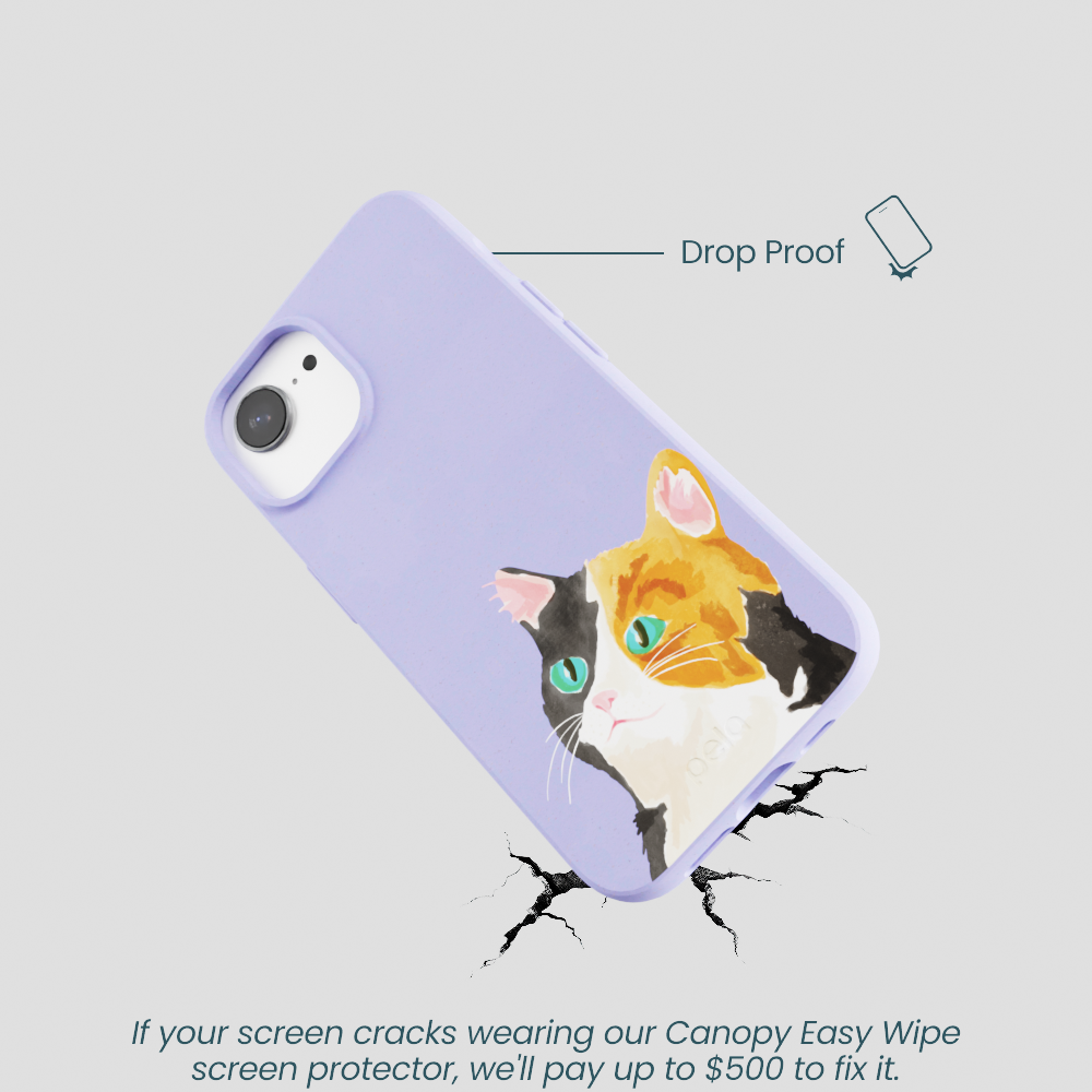 Lavender Calico iPhone 16e/17e Case