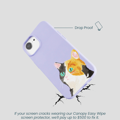 Lavender Calico iPhone 16e/17e Case