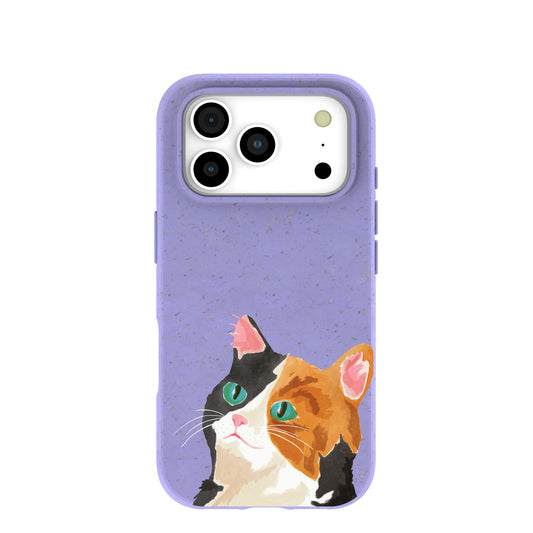 Lavender Calico iPhone 17 Pro Case