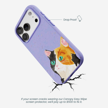 Lavender Calico iPhone 17 Pro Case