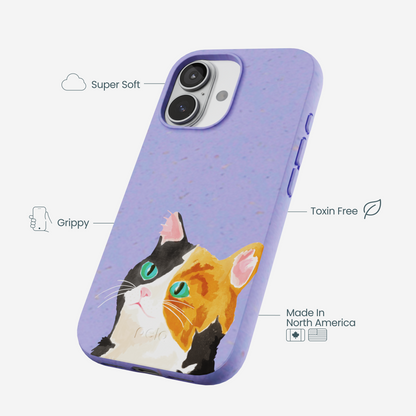 Lavender Calico iPhone 17 Case