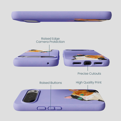 Lavender Calico Google Pixel 10 Pro XL Case