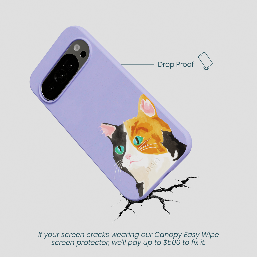 Lavender Calico Google Pixel 10/10 Pro Case