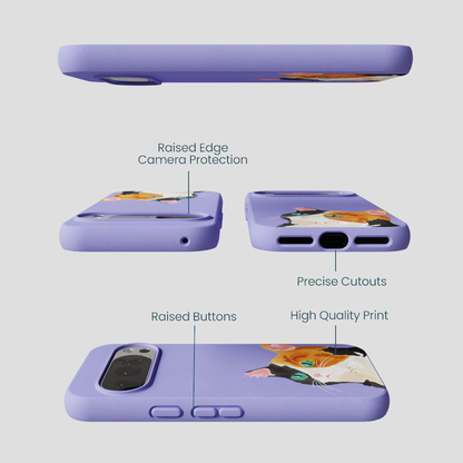 Lavender Calico Google Pixel 10/10 Pro Case