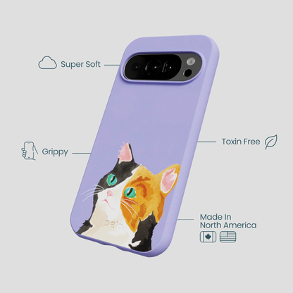 Lavender Calico Google Pixel 10/10 Pro Case