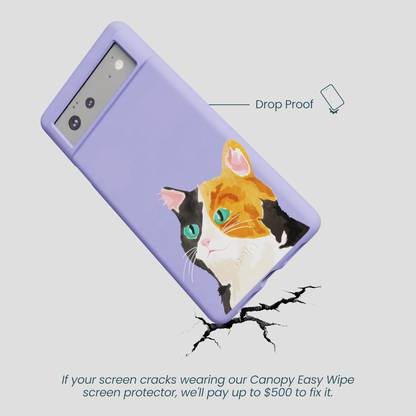 Lavender Calico Google Pixel 6 Case