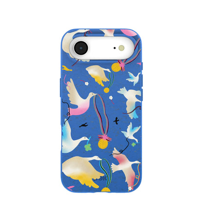 Electric Blue Calm Ascent iPhone Air Case