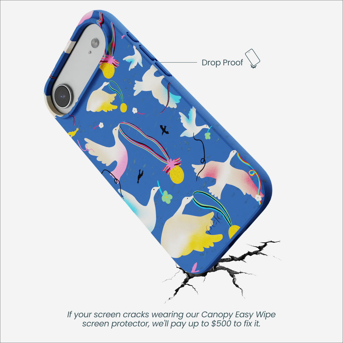 Electric Blue Calm Ascent iPhone Air Case