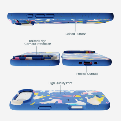 Electric Blue Calm Ascent iPhone Air Case