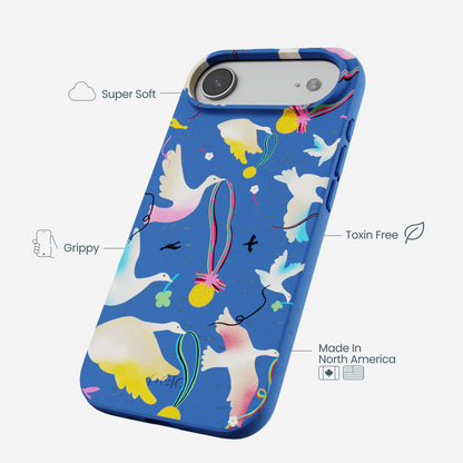 Electric Blue Calm Ascent iPhone Air Case
