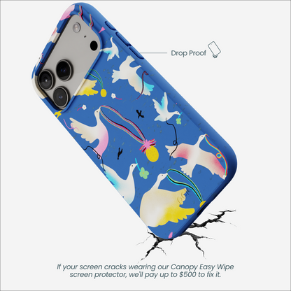 Electric Blue Calm Ascent iPhone 17 Pro Max Case