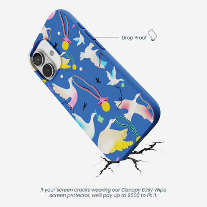 Electric Blue Calm Ascent iPhone 17 Case