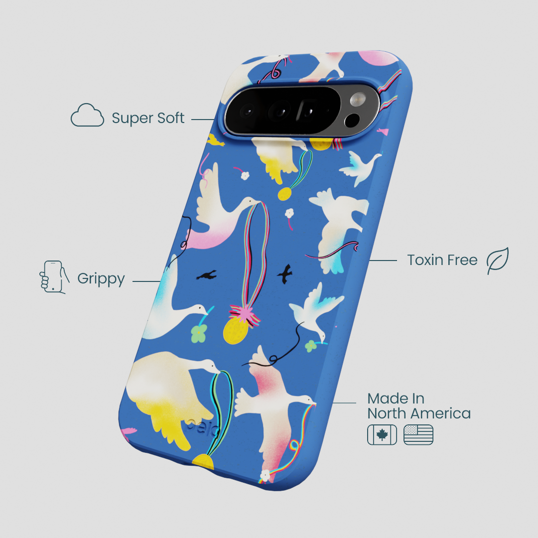 Electric Blue Calm Ascent Google Pixel 10 Pro XL Case