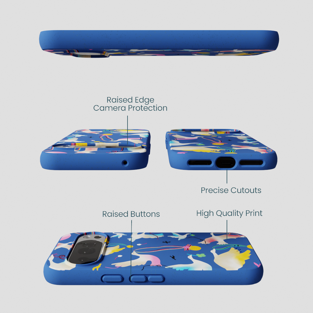 Electric Blue Calm Ascent Google Pixel 10/10 Pro Case