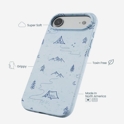 Powder Blue Camp Nights iPhone Air Case