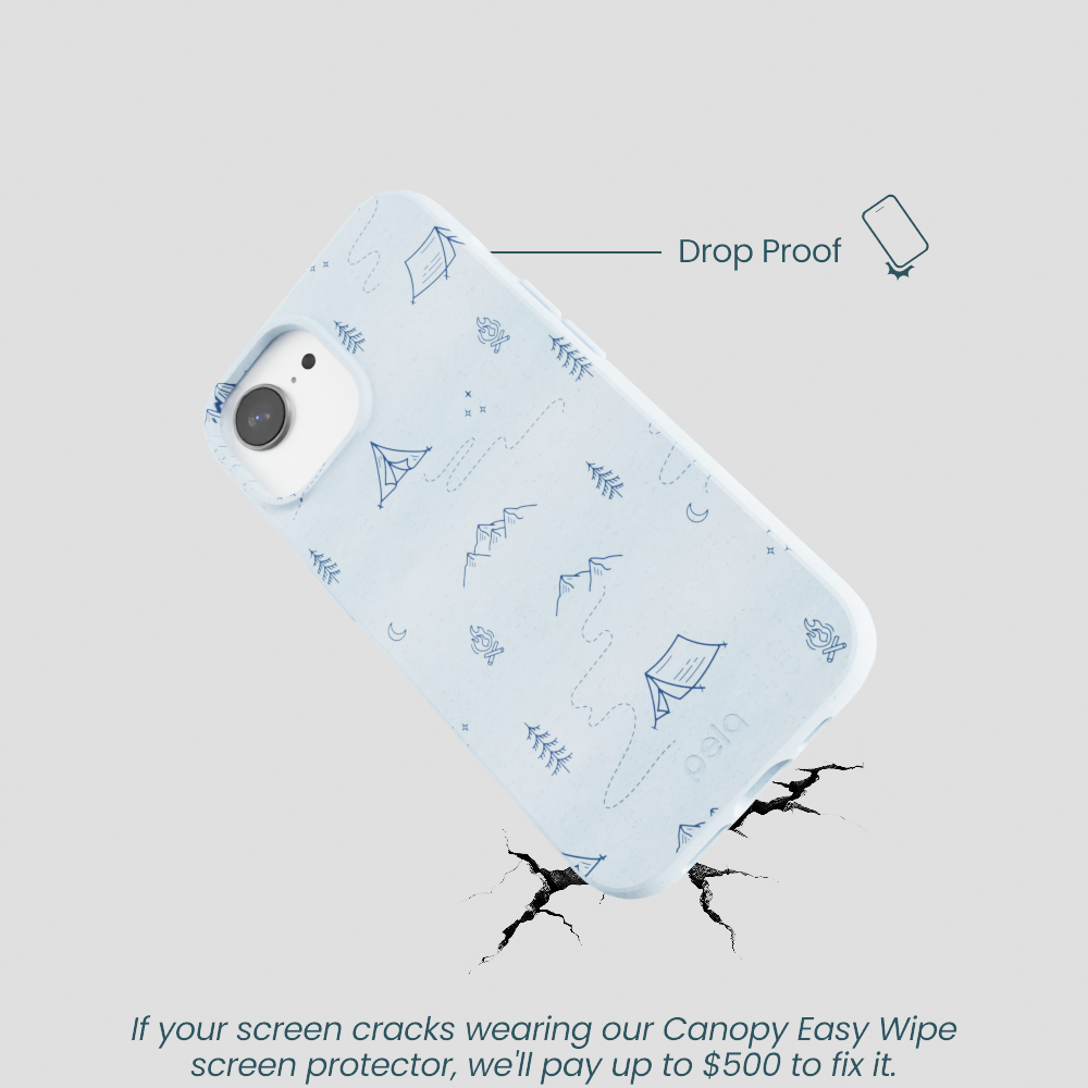 Powder Blue Camp Nights iPhone 16e/17e Case