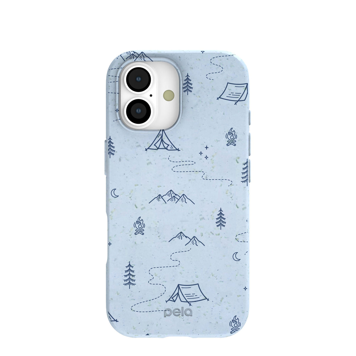 Powder Blue Camp Nights iPhone 17 Case