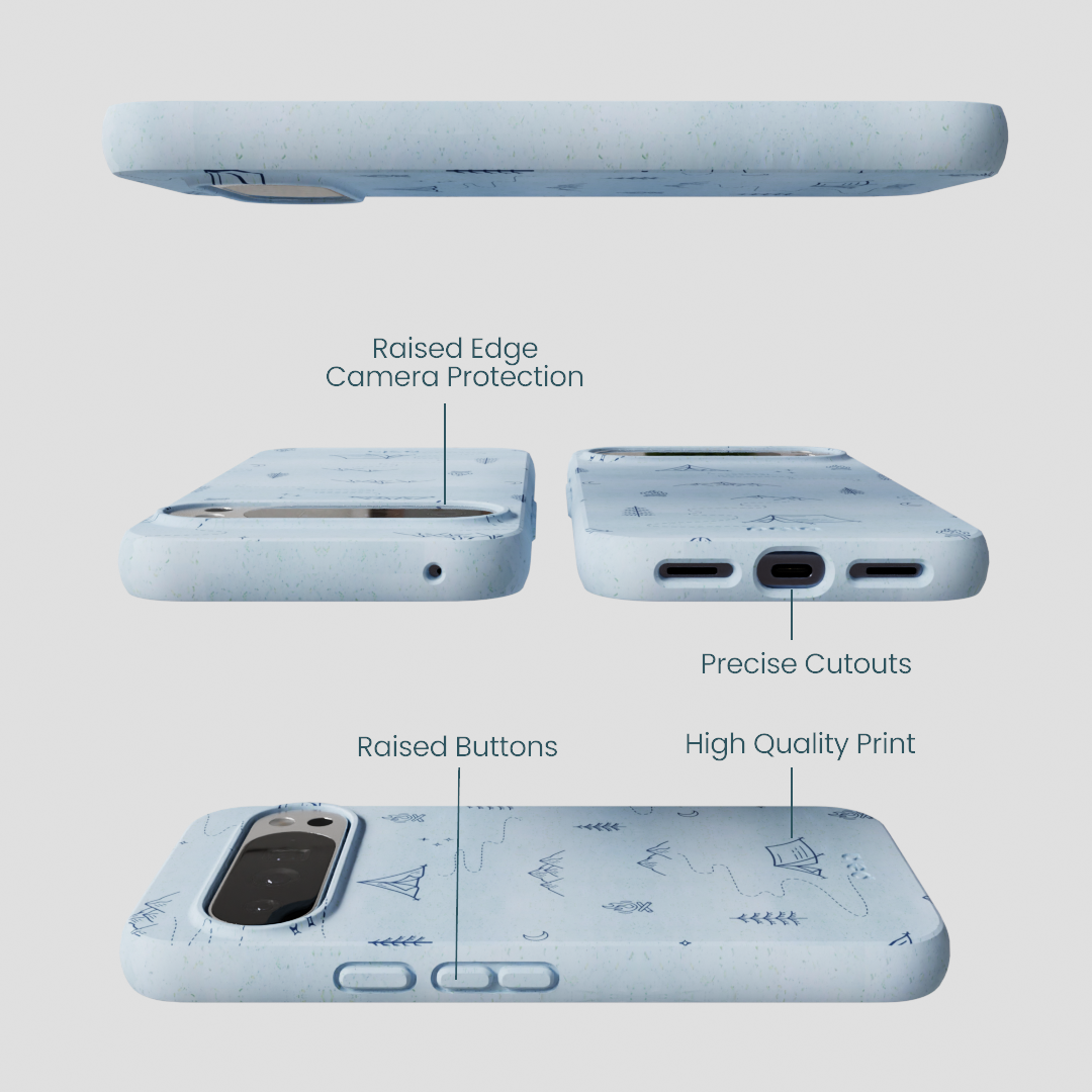 Powder Blue Camp Nights Google Pixel 10 Pro XL Case