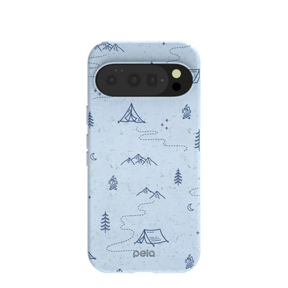 Powder Blue Camp Nights Google Pixel 10/10 Pro Case