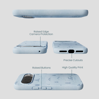 Powder Blue Camp Nights Google Pixel 10/10 Pro Case