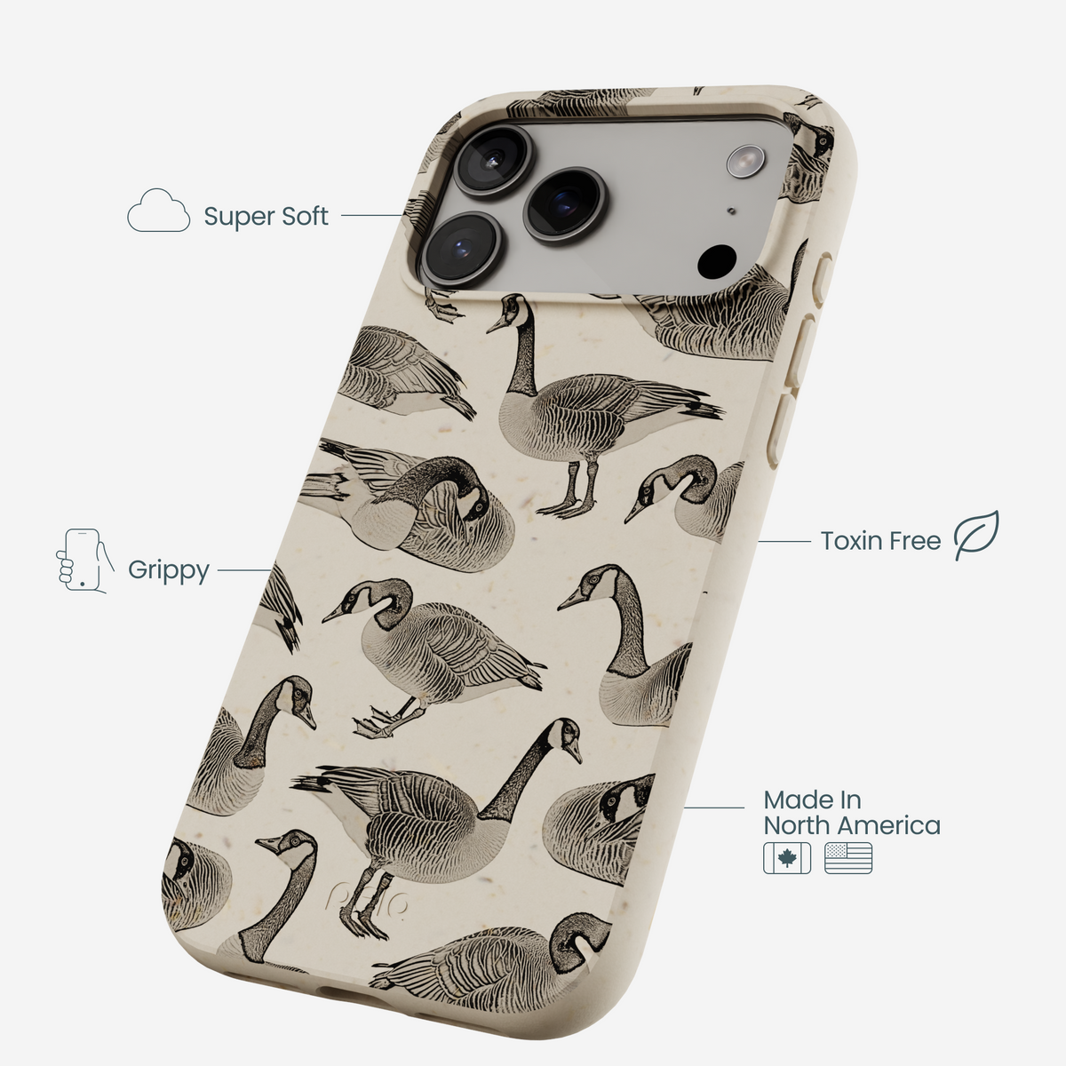 London Fog Canadian Geese iPhone 17 Pro Max Case