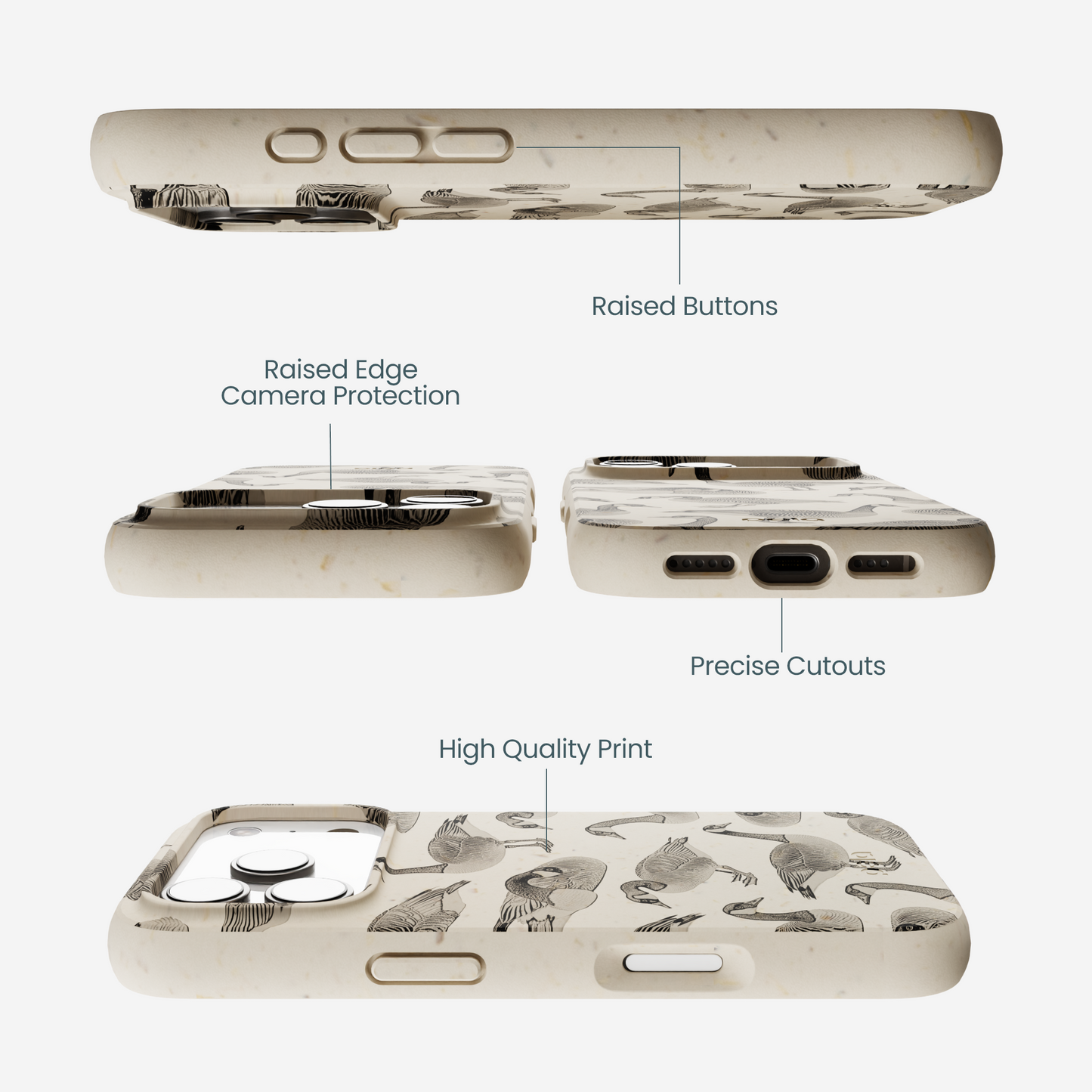 London Fog Canadian Geese iPhone 17 Pro Case