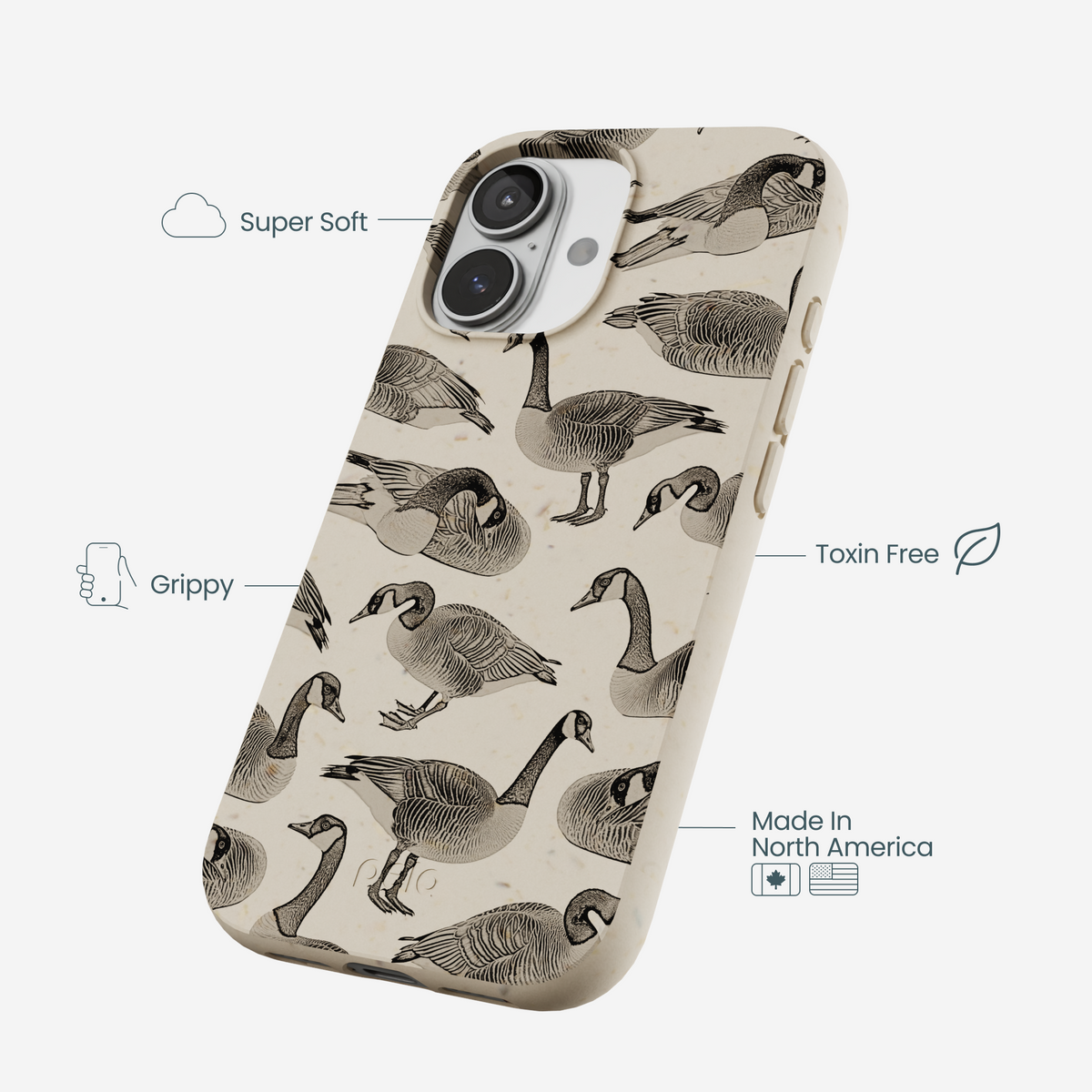 London Fog Canadian Geese iPhone 17 Case