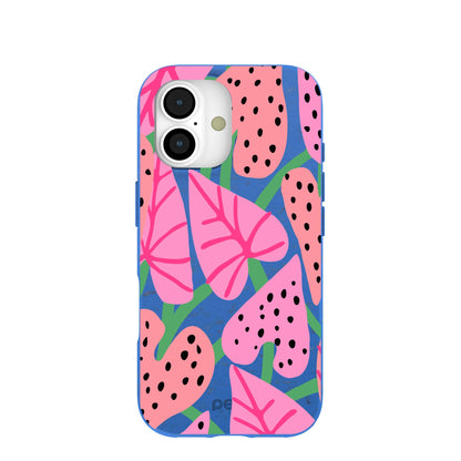 Electric Blue Candy Bloom iPhone 17 Case
