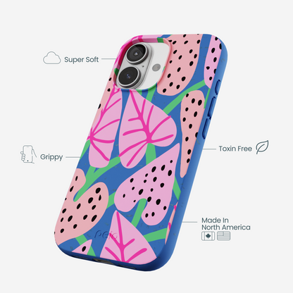 Electric Blue Candy Bloom iPhone 17 Case