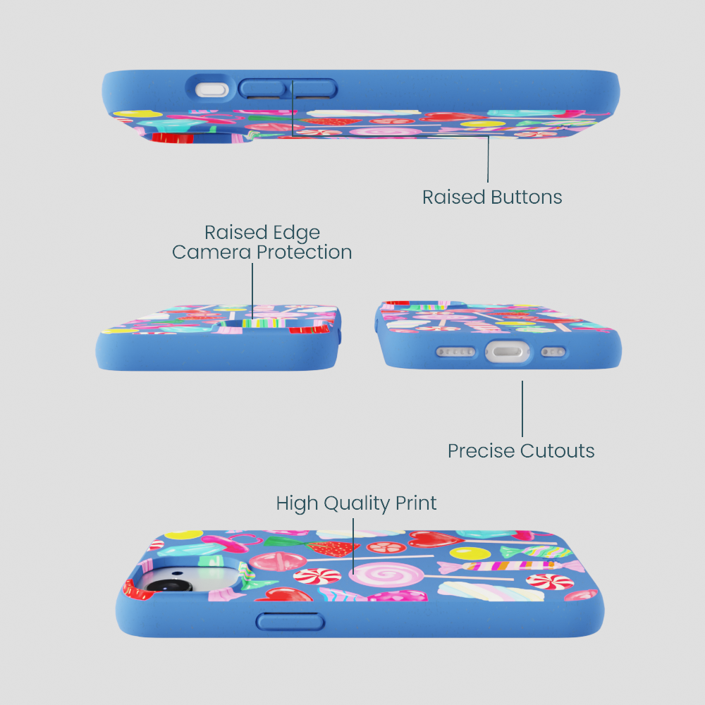 Electric Blue Candy Shop iPhone 16e/17e Case
