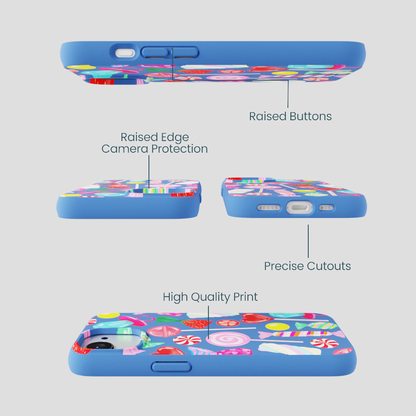 Electric Blue Candy Shop iPhone 16e/17e Case