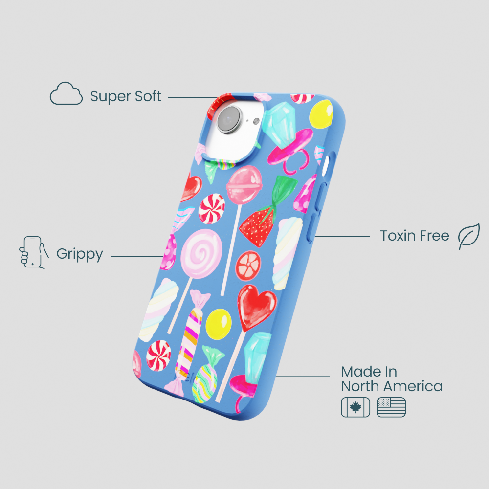 Electric Blue Candy Shop iPhone 16e/17e Case