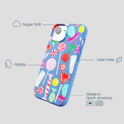 Electric Blue Candy Shop iPhone 16e/17e Case