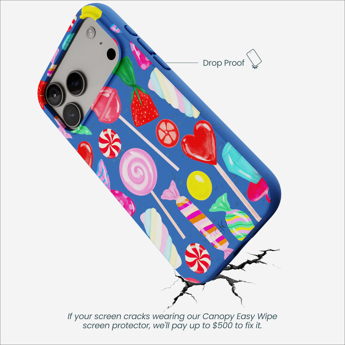 Electric Blue Candy Shop iPhone 17 Pro Max Case